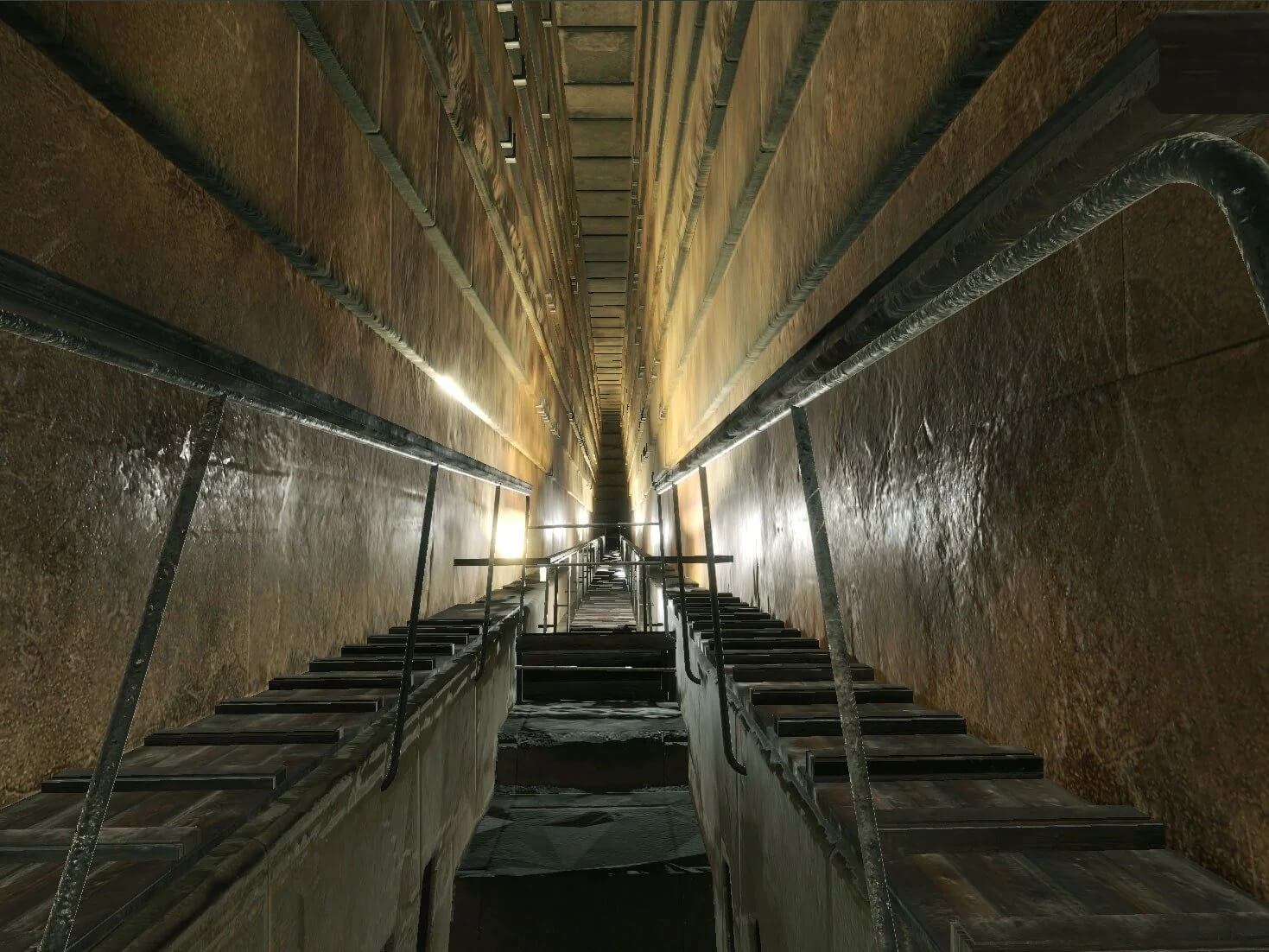 Interior passage, Great Pyramid of Khufu