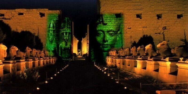 Sound and Light Show at Karnak Temple