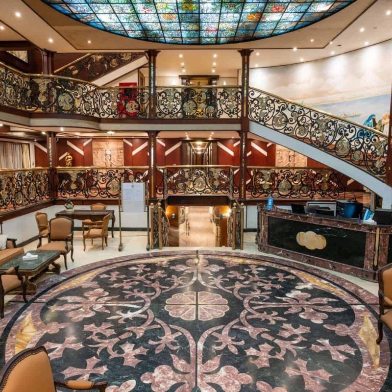 Five Star Cruise Ship Internal View