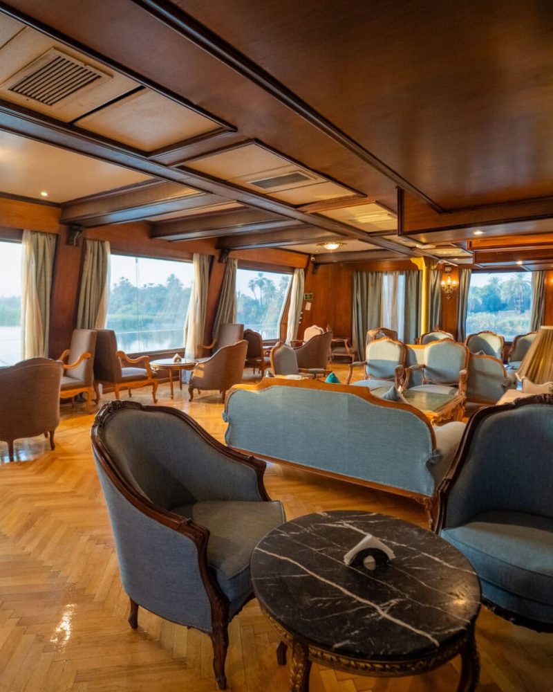 Lounge area aboard M/S City & Sea Adonis